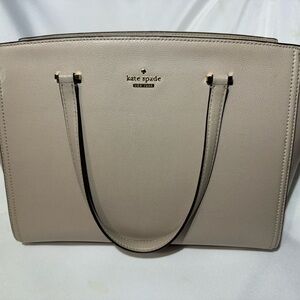 Kate Spade Taupe Leather Tote